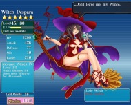 Nutaku mobile App game with a hentai witch